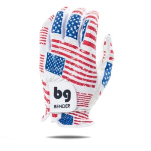 bg bender golf glove | wear on left | (usa, mens ml)