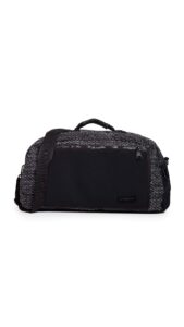 eastpak men's stand duffel, dark twine, black, grey, print, one size