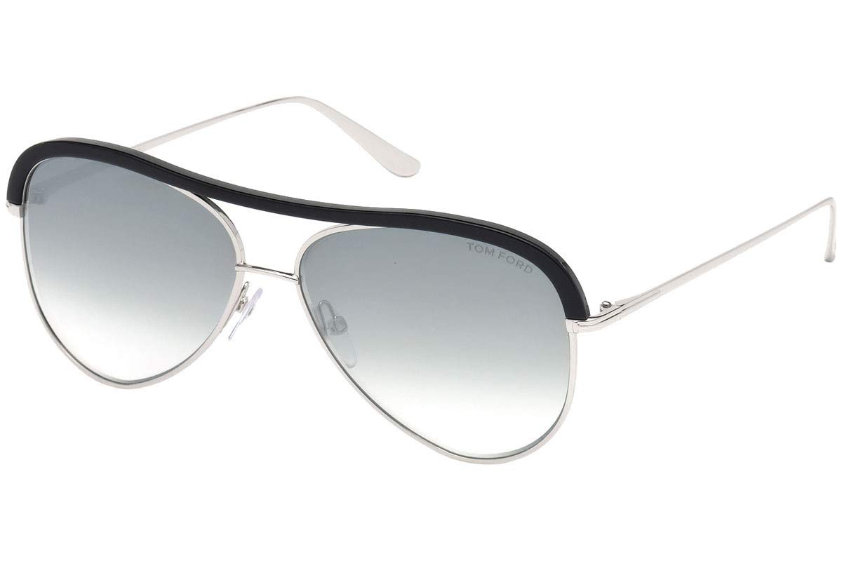 Tom Ford SABINE Smoke Gradient Pilot Ladies Sunglasses FT0606-18B