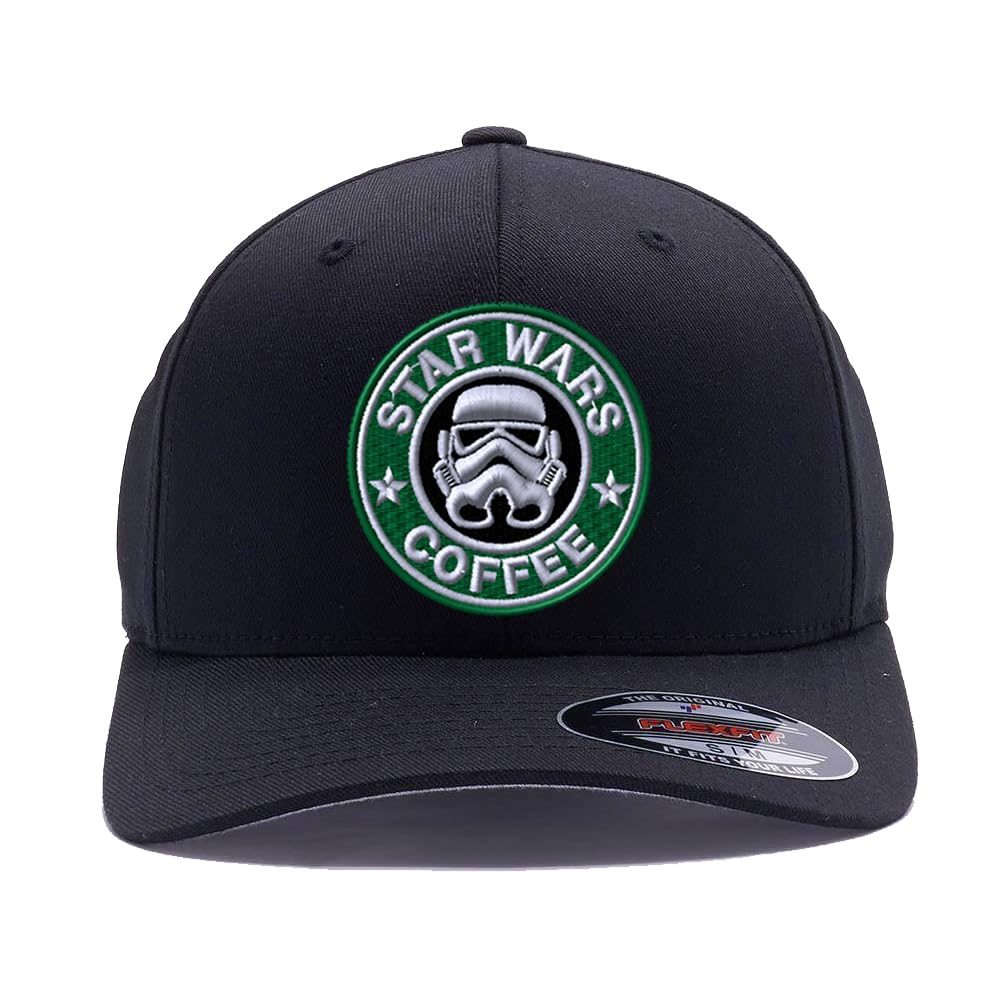 Star Wars Coffee Custom Embroidered HAT (S/M, Black)