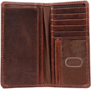 raw hyd long wallets for men leather (rfid blocking), mens long wallet & checkbook wallet - western wallets for men