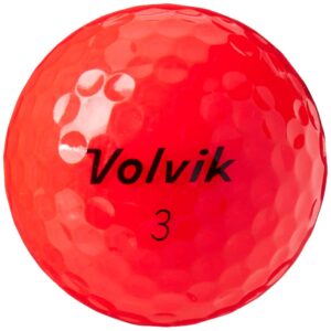 Volvik Crystal Golf Balls, Ruby (One Dozen) - 9731