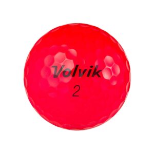 Volvik Crystal Golf Balls, Ruby (One Dozen) - 9731