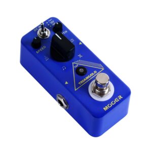 MOOER TRIANGOLO Guitar Micro Tremolo Pedal with 3 Selectable Wave Forms, 5 Different Sub Division Values, Guitar Gigging Effects Pedal