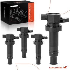 A-Premium Ignition Coil Pack Set of 4 Compatible with Kia Soul 2010 2011 L4 1.6L 27301-2B010