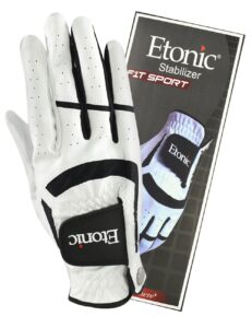 etonic golf mrh stabilizer f1t sport glove white small