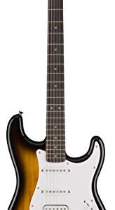 Squier Bullet Stratocaster HT HSS Electric Guitar, with 2-Year Warranty, Brown Sunburst, Laurel Fingerboard