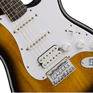 Squier Bullet Stratocaster HT HSS Electric Guitar, with 2-Year Warranty, Brown Sunburst, Laurel Fingerboard