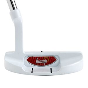 Bionik 105 Nano White Golf Putter Right Handed Semi Mallet Style with Alignment Line Up Hand Tool 36 Inches Tall Men's Perfect for Lining up Your Putts