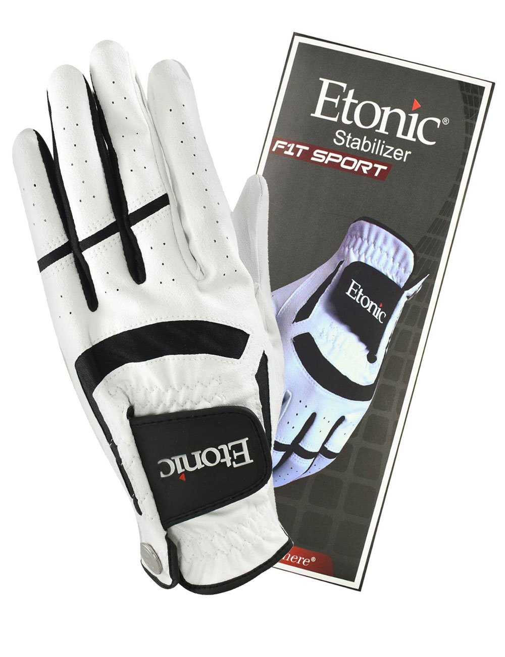 Etonic Golf MLH Stabilizer F1T Sport Glove White/Black White Cadet Small