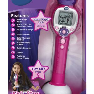 VTech Kidi Star Music Magic Microphone, Pink