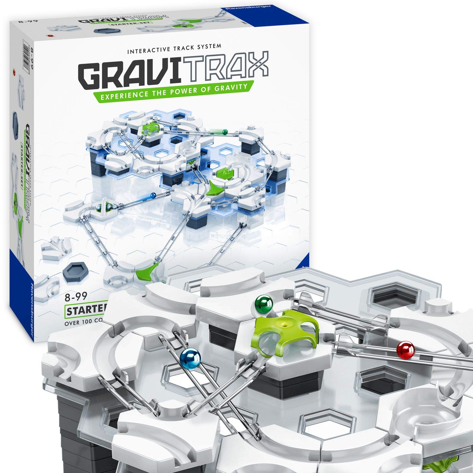 Ravensburger Gravitrax Starter Set Marble Run | STEAM Accredited Toy | Ideal for Kids Age 8 & Up | Perfect for Endless Indoor Family Activity | Ranked No.1 Marble Run System in the U.S.