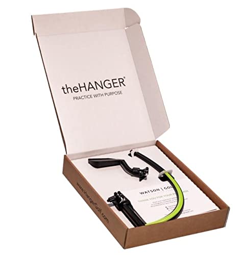 theHANGER Golf Training Aid for Right Handed Golfers, Golf Swing Aid Helps with Clubface Awareness, Swing Plane, and Proper Impact