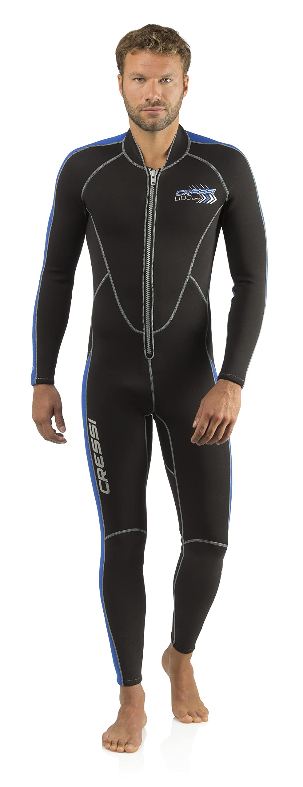 Cressi Lido Long, Black/Blue, 2XL [Duplicate]