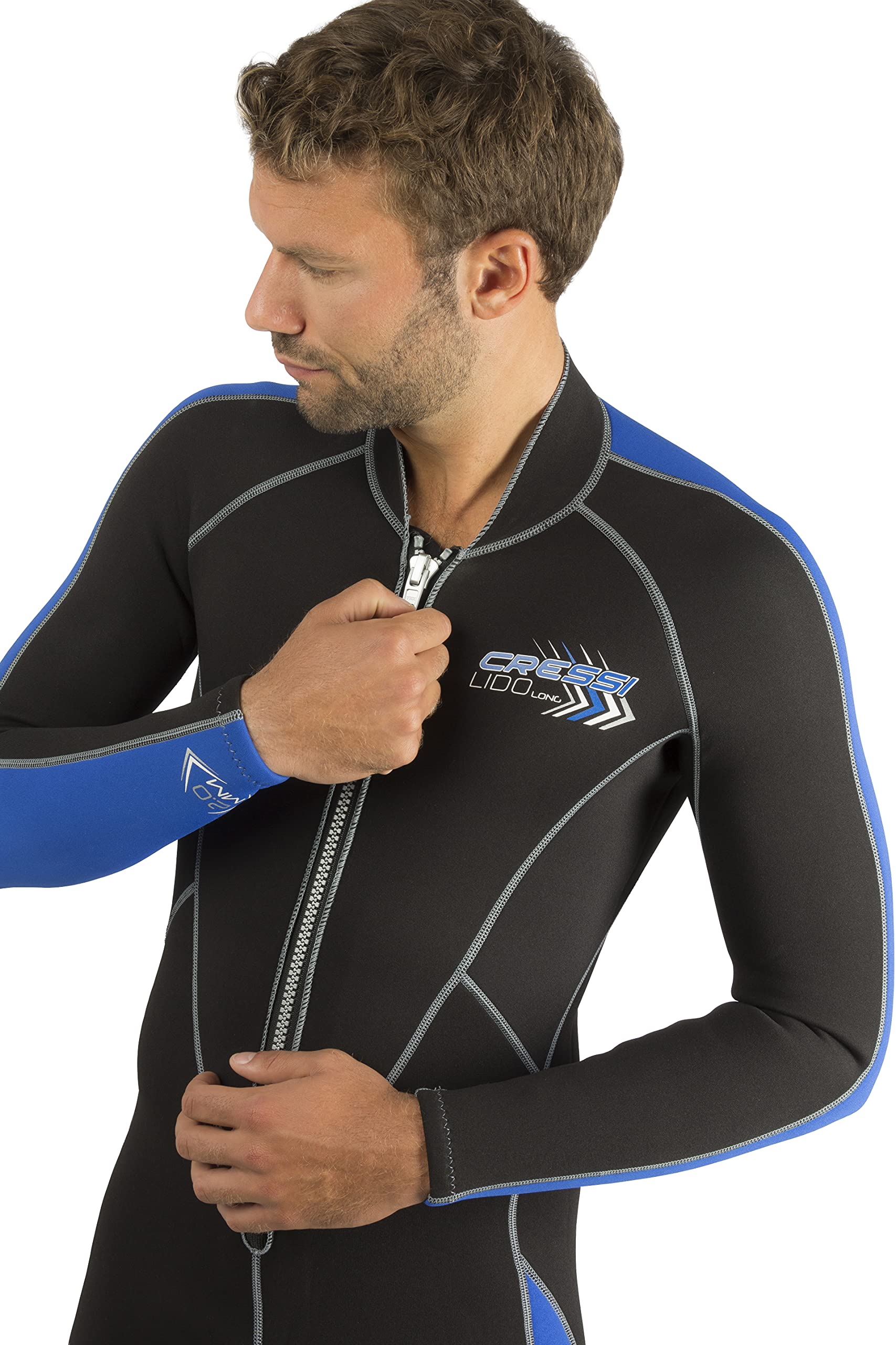 Cressi Lido Long, Black/Blue, 2XL [Duplicate]