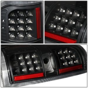 DNA MOTORING TL-F15009-LED-BK-CL LED Tail Light Assembly Driver & Passenger Side [Compatible with 09-14 Ford F150]