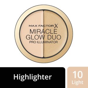 Max Factor Miracle Glow Duo Pro Illuminator Highlighter 10 Light, 11g