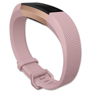 Fitbit Alta HR and Alta Classic Accessory Band (Pink, Large)