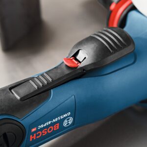 Bosch 18V EC Brushless Connected-Ready 4.5 In. Angle Grinder with Paddle Switch (Bare Tool) GWS18V-45PCN