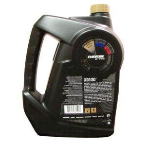 Evinrude XPS Marine XD100 E-TEC Synthetic Formula, Direct Injection Engine Oil, 1 Gallon Jug