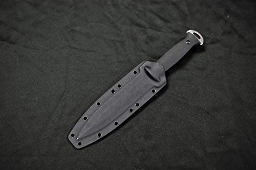 S-TEC Tactical Hunting Fixed Blade G10 Composite Handle Knife w/ Kydex Sheath