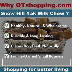 Snow Hill Himalayan Yak Cheese Dog Chews Monster/XXL 2 lbs Long Lasting, Protein-Rich Golden Cheese Bone Treats - Himalayas, Nepal