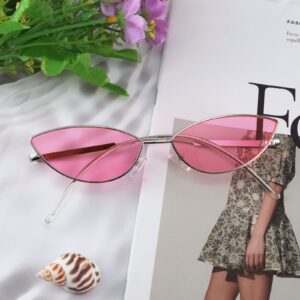 FEISEDY Fashion Designer Sunglasses Retro Small Petals Shape Arc Temple Design B2298