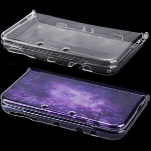 Compatible with for New 3DS XL/LL Case, Akwox Super Crystal Transparent Protective Cover Case for New 3DS XL (not for 3DS XL)