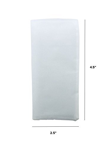 120 Micron | Premium Nylon Tea Filter Bags | 2.5" x 4.5" | 25 Pack