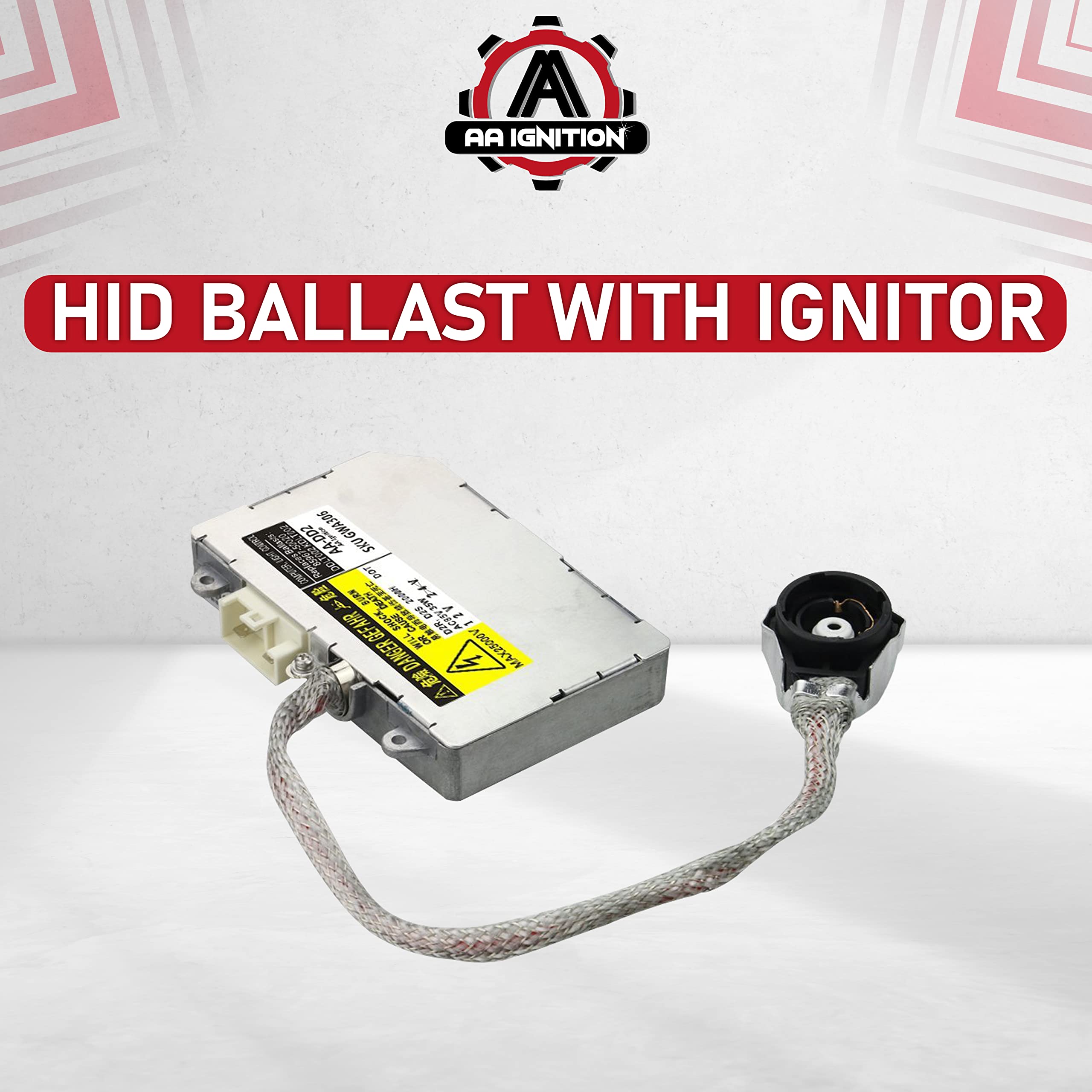 HID Ballast with Ignitor - Headlight Control Unit Module - Replaces 85967-0E020, 81107-2D020, DDLT002, KDLT002 - Compatible with Toyota & Lexus Vehicles - Prius, Avalon, Sienna, ES300, ES330, LS430