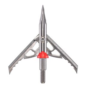 hypodermic trypan crossbow arrow archery titanium 100 grain broadhead - 3 pack