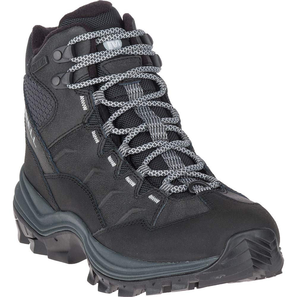 Merrell Men's Thermo Chill Mid Waterproof Snow Boot, Black, 14