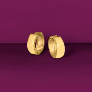 Ross-Simons Italian 18kt Yellow Gold Huggie Hoop Earrings