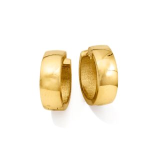 Ross-Simons Italian 18kt Yellow Gold Huggie Hoop Earrings