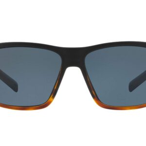 Costa Del Mar Man Sunglasses Black/Shiny Tortoise Frame, Gray Lenses - 60MM