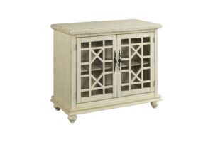 martin svensson home elegant tv stand, 38 in x 32 in (w x h), antique cream white