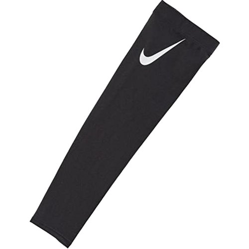 NIKE Pro Adult Dri-FIT 3.0 Arm Sleeves (Black/White, Small/Medium)