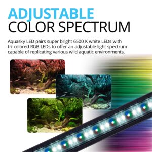 Fluval Aquasky 2.0 LED Aquarium Lighting, 35 Watts, 48-60 Inches