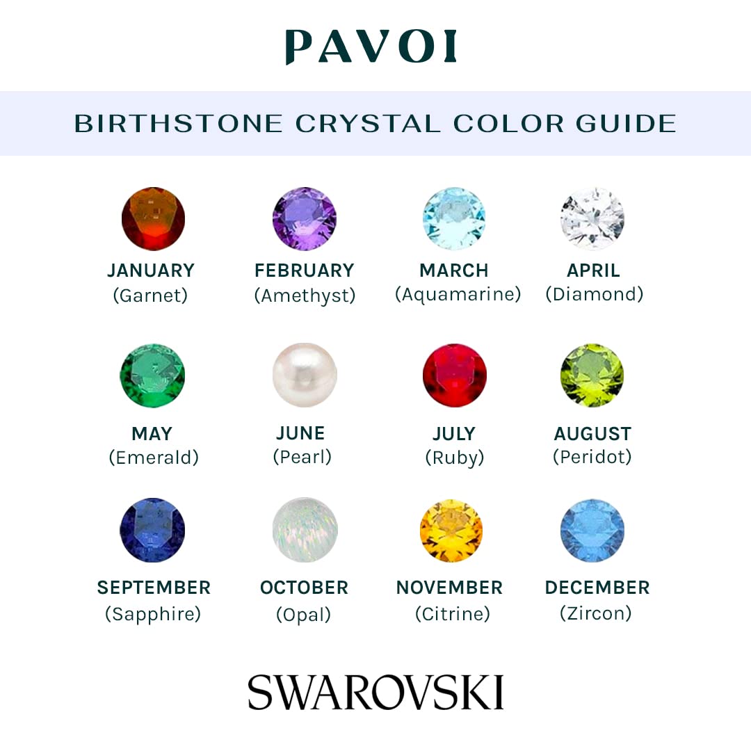 PAVOI Crystal 14K White Gold Plated Birthstone Rings | White Gold Rings for Women | Aquamarine Ring