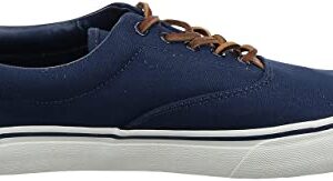 POLO RALPH LAUREN Men's Thorton Low Top Sneakers, Navy, Blue, 10.5 Medium US