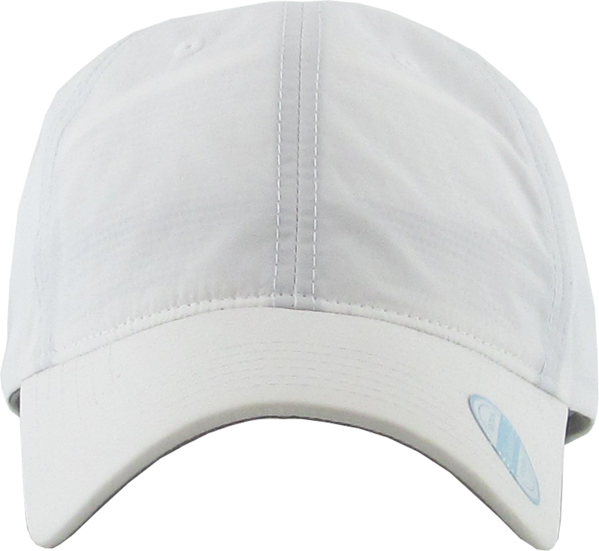 KBETHOS Relaxed Fit Unconstructed Nylon Sports Cap Adjustable Performance Hat … (Adjustable, (Nylon) White)