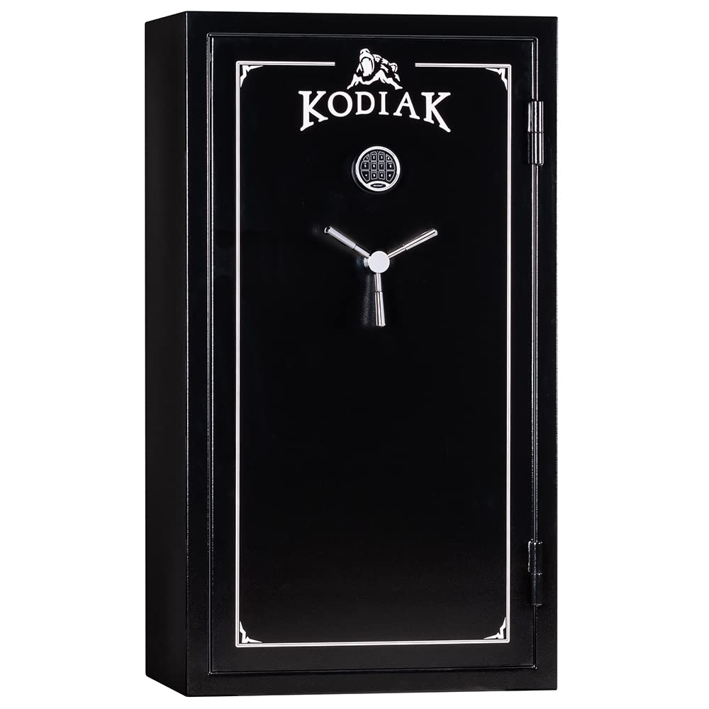 Kodiak Home Gun Safe for Rifles & Pistols | KBX5933 by Rhino Metals with New SafeX Security System | 46 Long Guns & 6 Pistol Pockets | 40 Minute Fire Protection | 395lbs