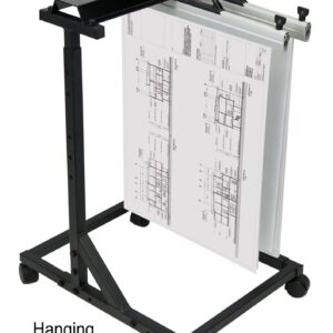 Arnos Hang-A-Plan, Mobile Blueprint Storage Rack, Height Adjustable