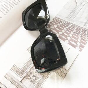 DDLbiz NEW Oversized Square Luxury Sunglasses Gradient Lens Vintage Women Fashion (A)