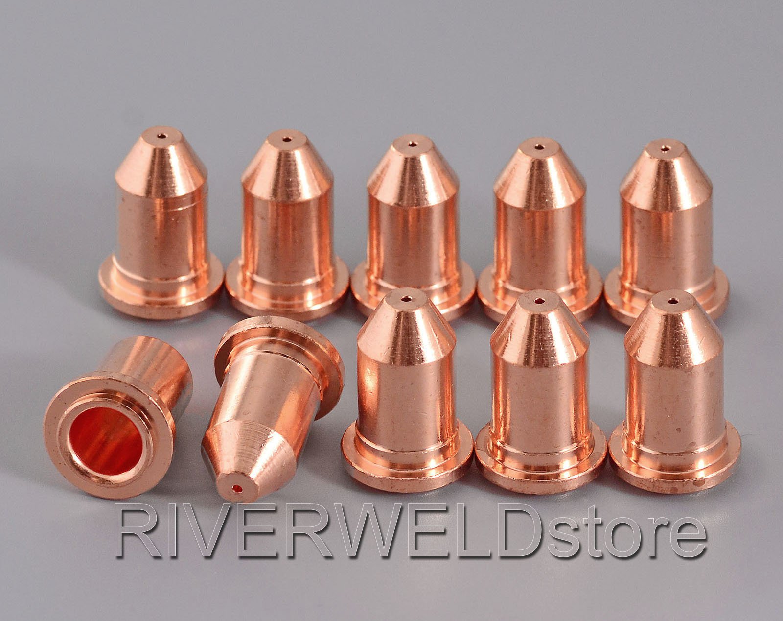 RIVERWELD 177876 Plasma Tip Nozzle 50Amp Fit Miller ICE-50C Plasma Cutter Torch 10pk