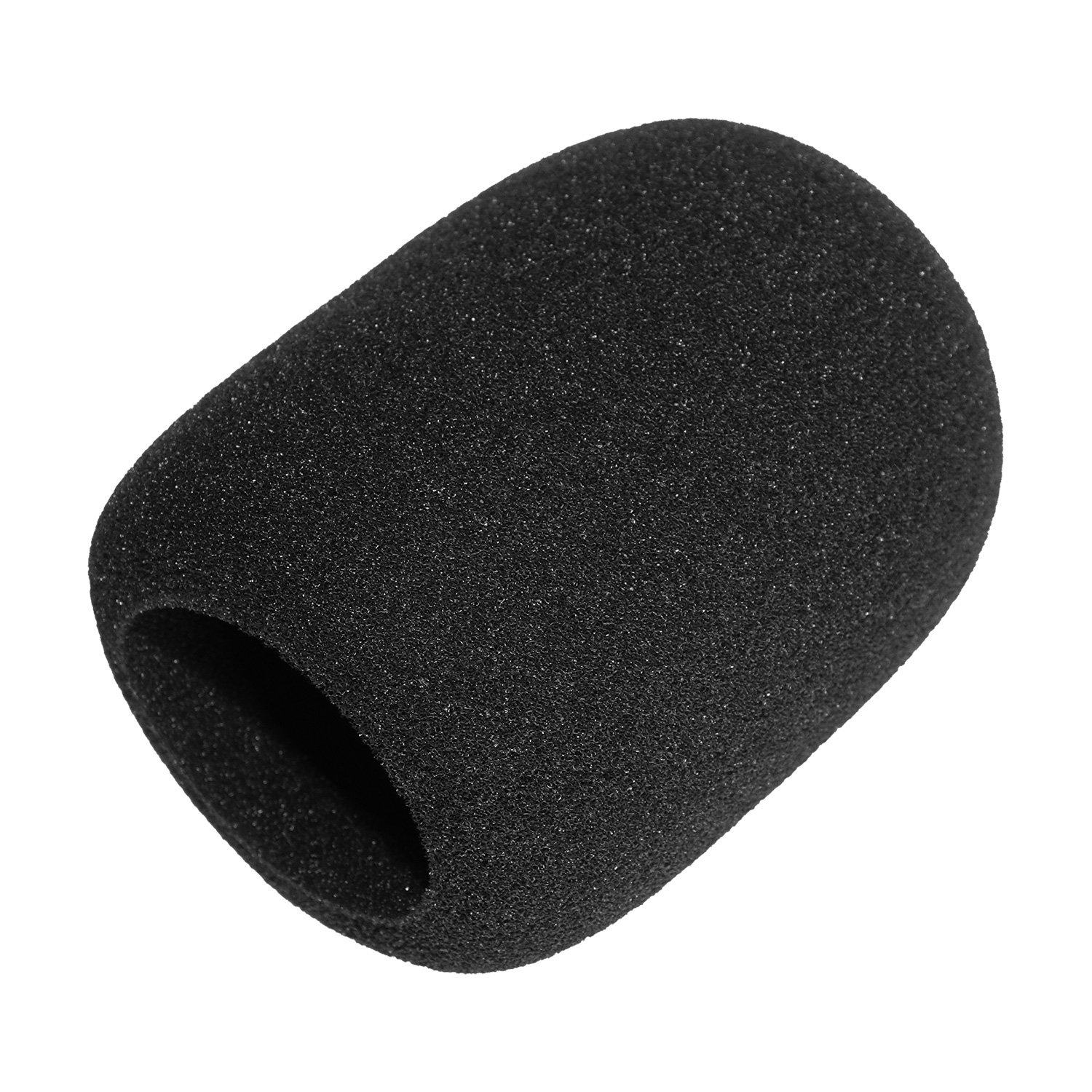 ChromLives Microphone Cover Microphone Windscreen Foam Cover Black Top Grade 6 Pack