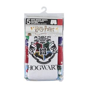 Warner Brothers Boys' Little Harry Potter Underwear Multipacks, HP 5pk Cotton Bxrbr, 4