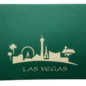 iGifts And Cards Las Vegas 3D Pop Up Greeting Card - Lady Luck, Gambling, Money, Fun, Iconic, Half-Fold, Special Occasion, Thank You, Mother's & Father's Day, Just Because, Happy Birthday