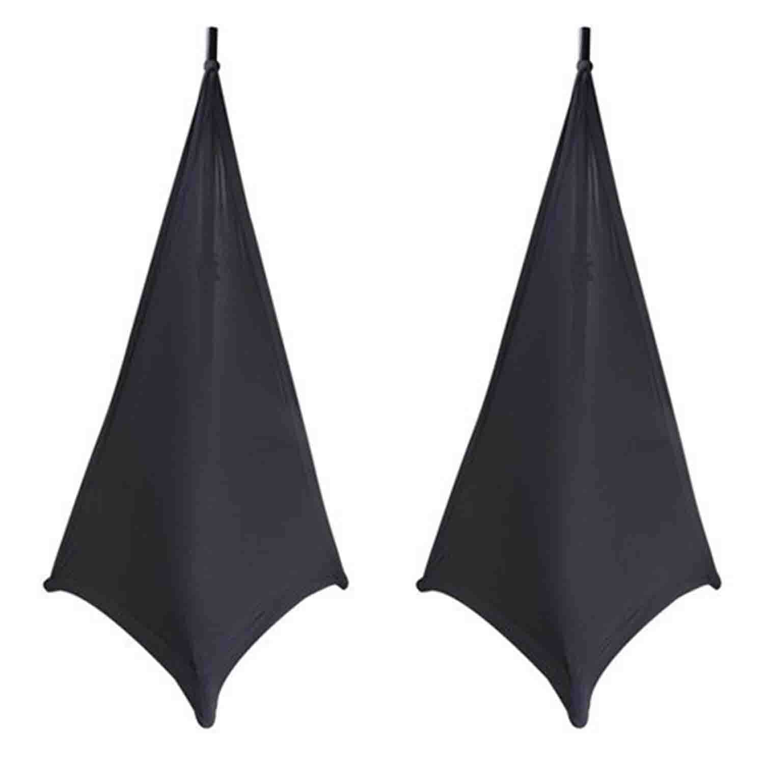 On-Stage SSA100 Speaker/Lighting Stand Skirt, 2-Pieces (Black)