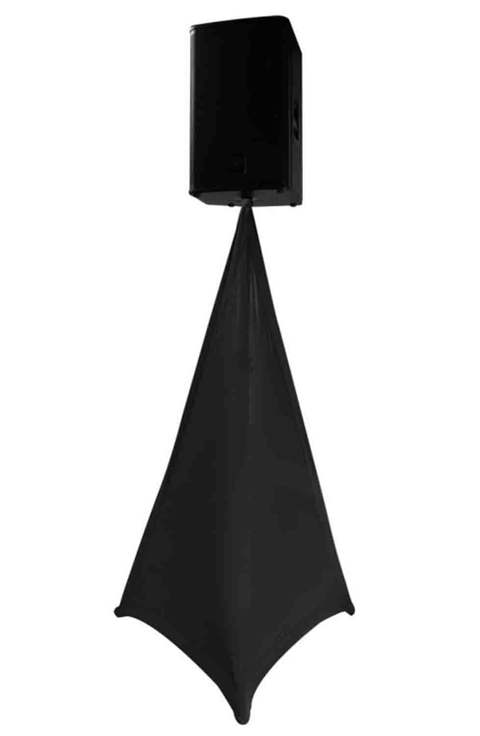 On-Stage SSA100 Speaker/Lighting Stand Skirt, 2-Pieces (Black)